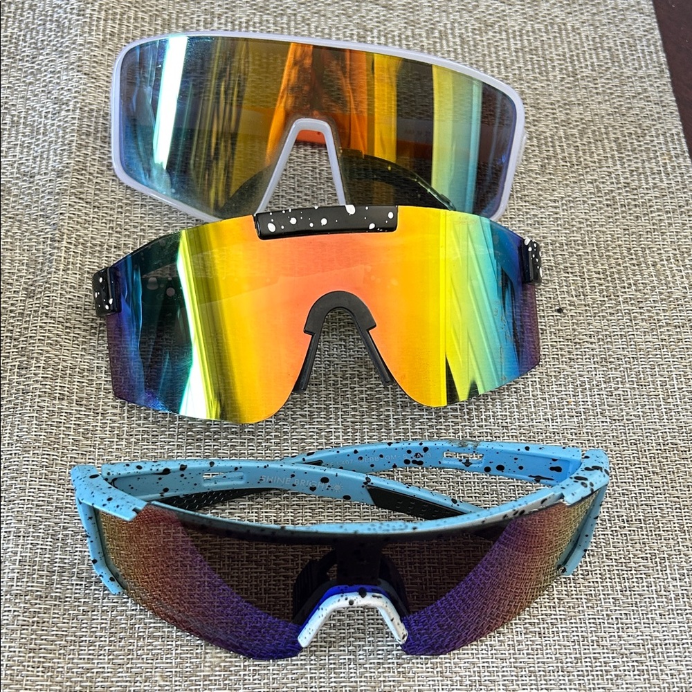 Set of 3 Multicolor Men’s Teen Boy SunGlasses